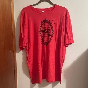 Bella Canvas Red Graphic Short Sleeve Tee Morgan Wallen